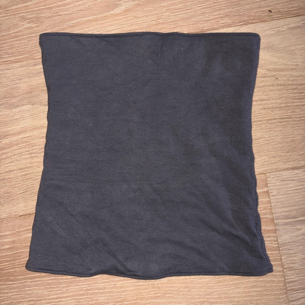 Brand new Hollister dark grey tube top Size XS